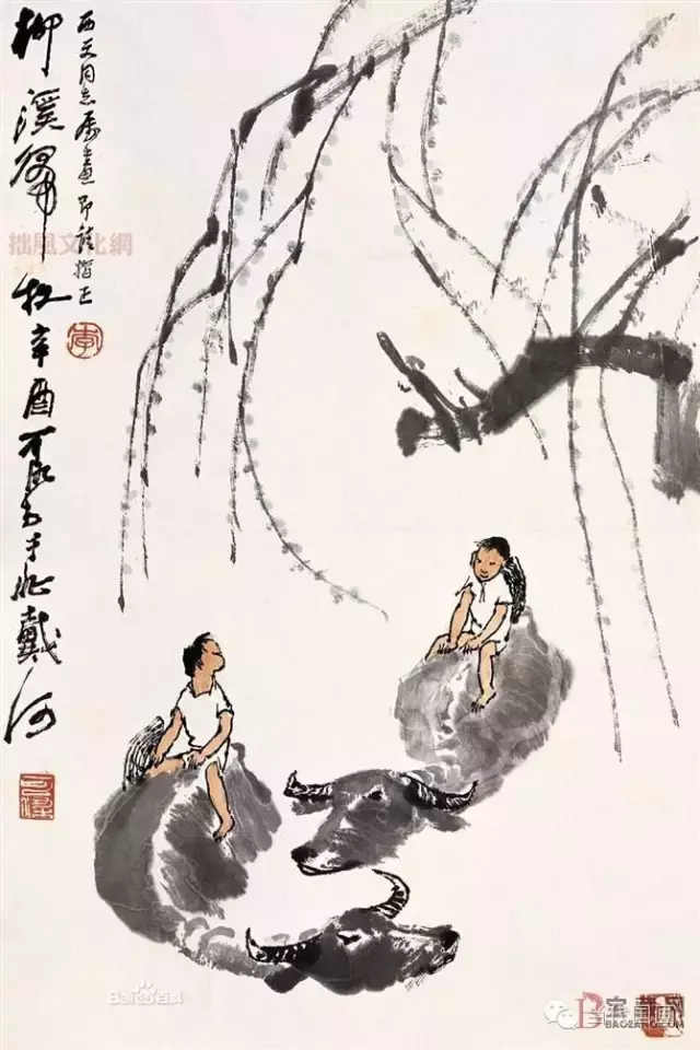 李可染一生創(chuàng)作作品1000件，市場拍了8000件，90%是假的